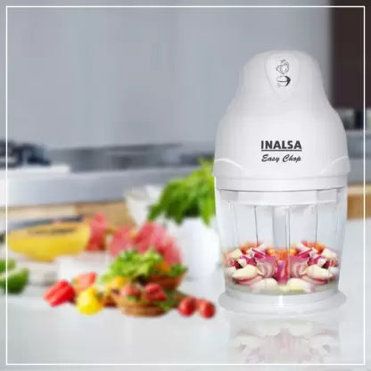 Inalsa Easy Chop Vegetable & Fruit Chopper  (User Manual, Warranty Card, Chopper Set With Blade & Whisker) Inalsa Easy Chop Vegetable & Fruit Chopper  (User Manual, Warranty Card, Chopper Set With Blade & Whisker)
